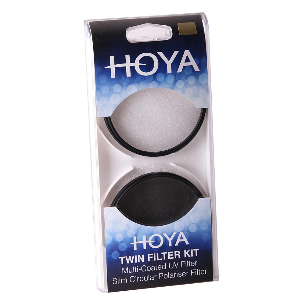 Hoya 40.5mm Twin Filter Kit | UV Filter & Polarising Filter | Park Cameras