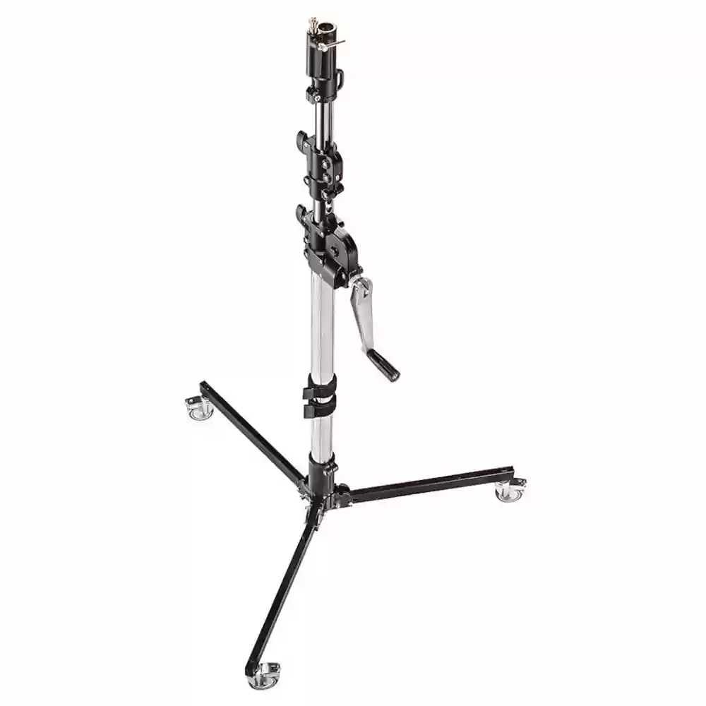 Manfrotto 087N Low Base 3 Section Wind Up Stand