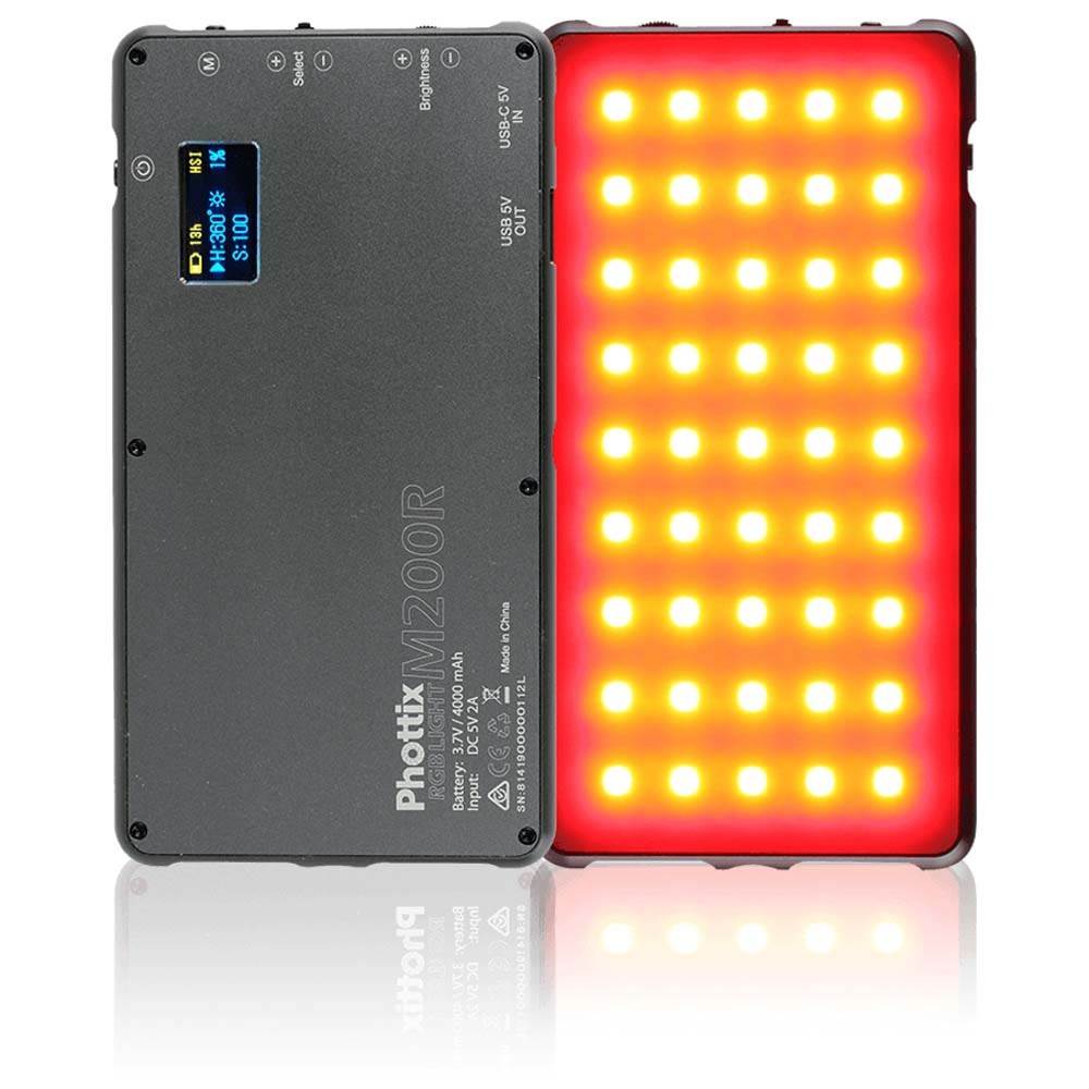 Phottix M200R RGB LED Light And Powerbank | Park Cameras