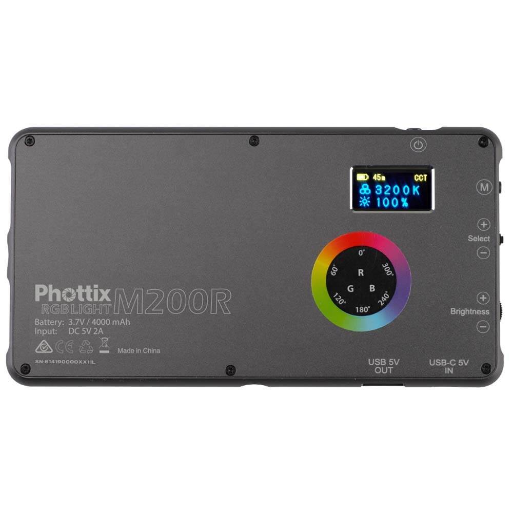 Phottix M200R RGB LED Light And Powerbank | Park Cameras