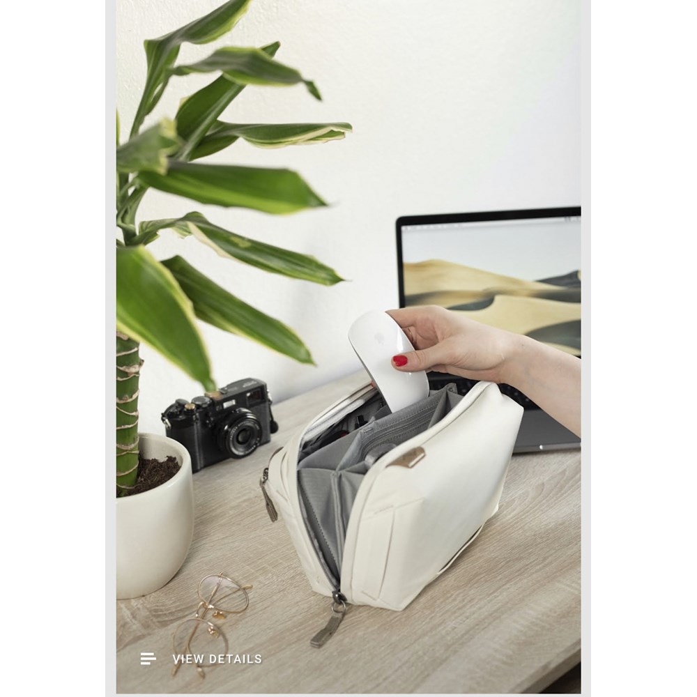 Peak Design Travel Tech Pouch Charcoal Grey V2 Park Cameras