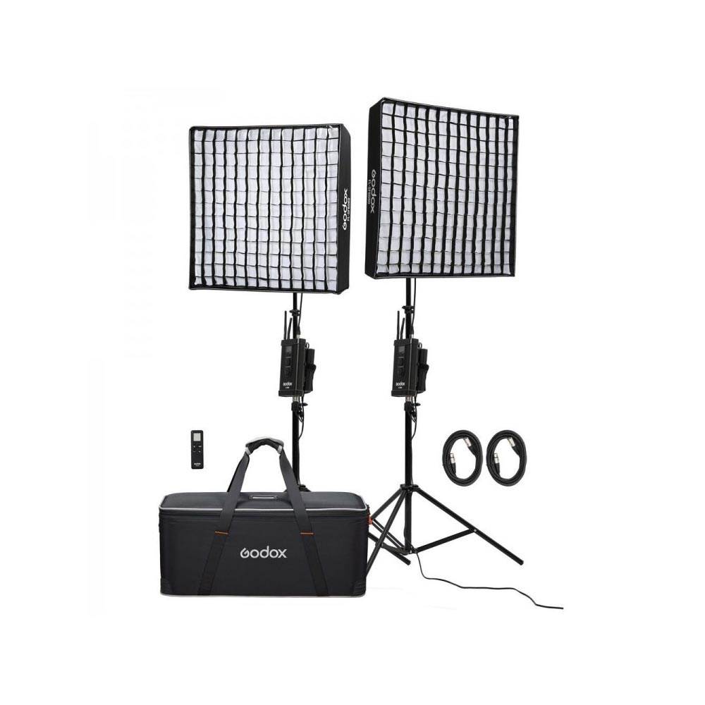 Godox FL150S-K2 Flexible LED 2-Panel Lighting Kit 60x60cm
