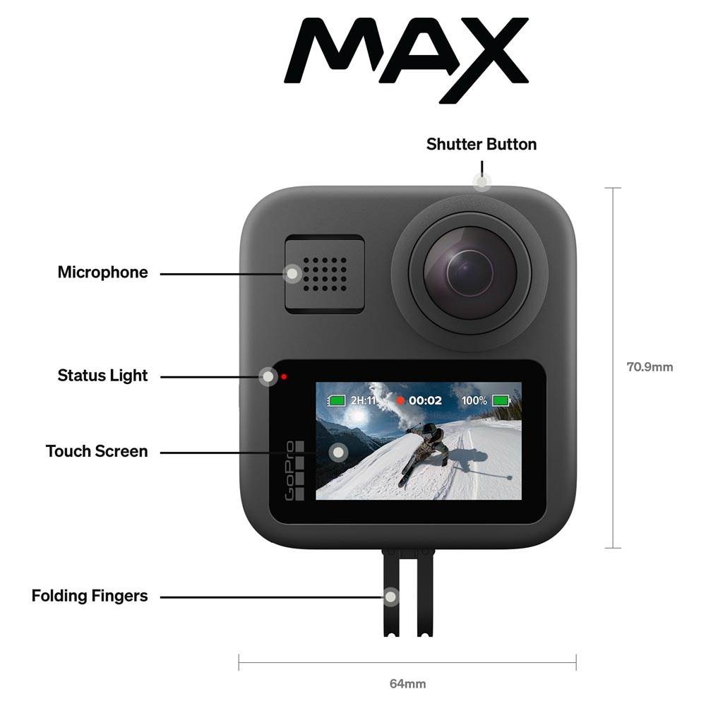 GoPro MAX360 (2025) Action Camera Park Cameras