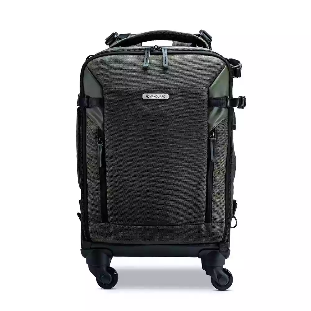 Vanguard VEO Select 55BT GR 4-wheel Roller Case Backpack - Green