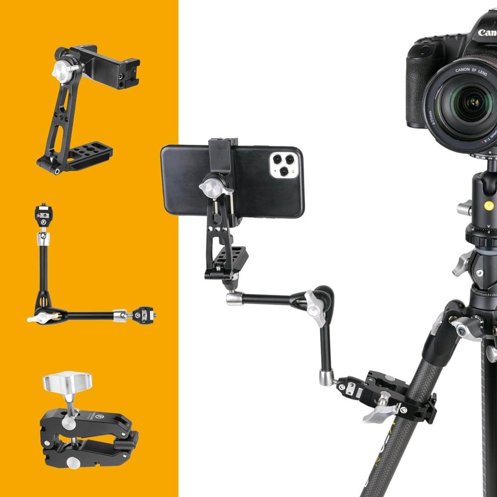 Vanguard VEO CP-65 Accessories Kit Clamp, Tripod Support Arm and Smartphone Holder