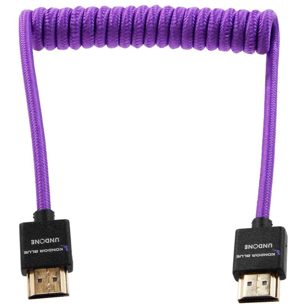 Kondor Blue Gerald Undone HDMI to HDMI 2.0 Cable 12 to 24-Inch Purple