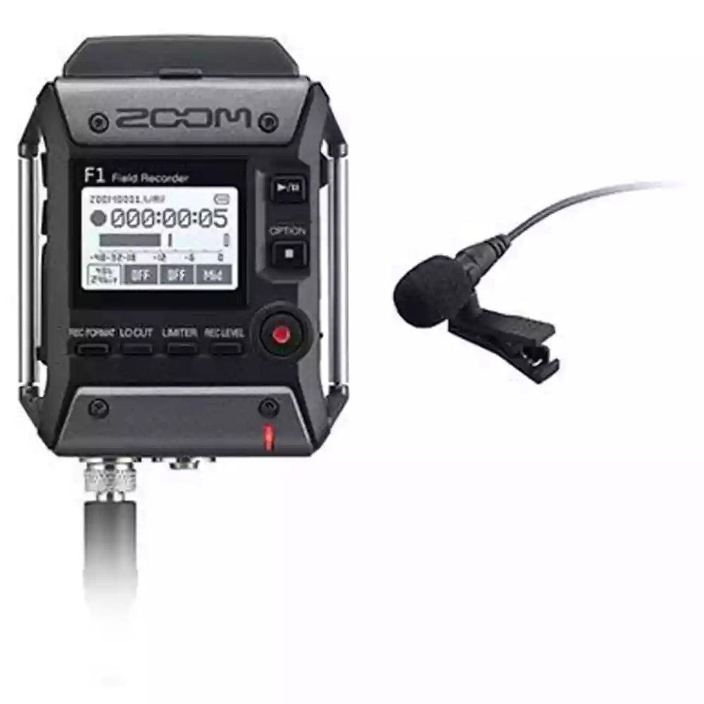 Zoom F1-LP Field Recorder And Lavalier Mic Kit