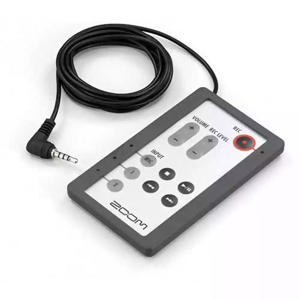 Zoom Remote Control For H4n and H4nPro Recorders