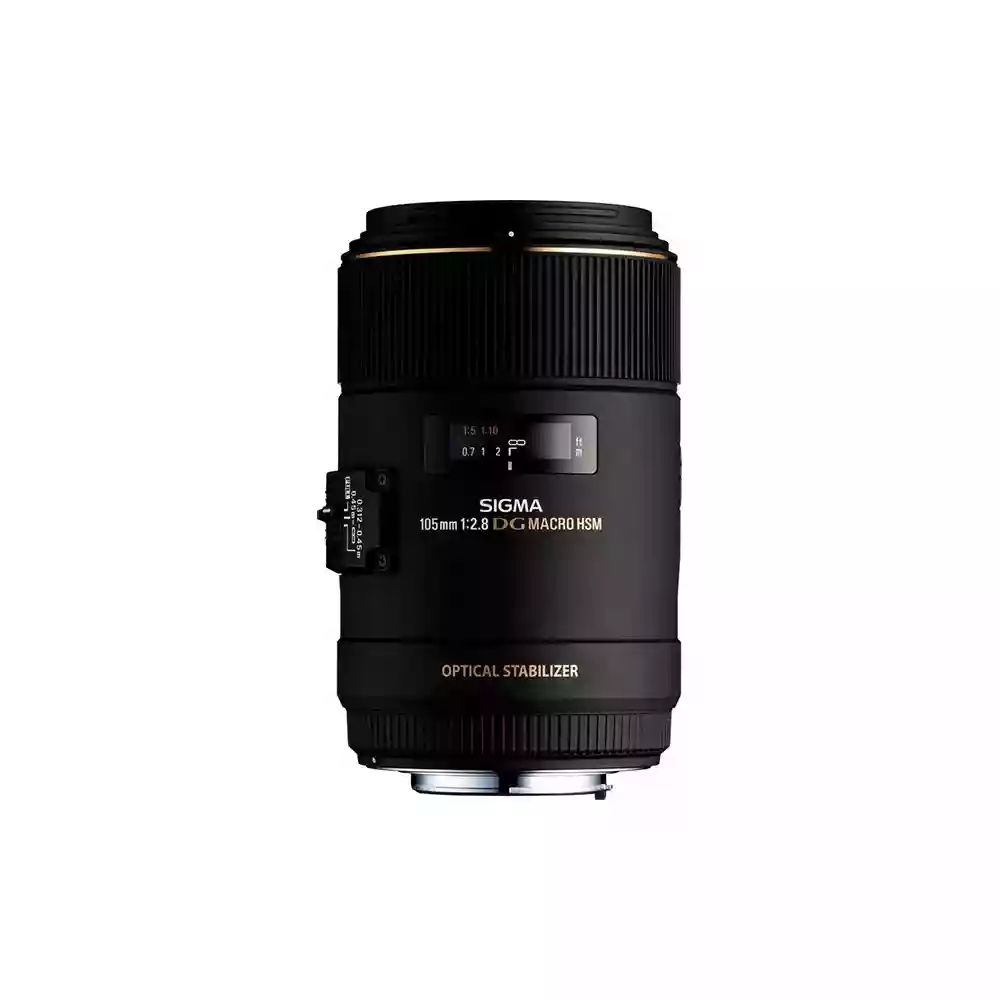 Sigma 105mm f/2.8 EX DG OS HSM Macro Lens with 3 Filters Diffuser Kit for Nikon Digital SLR Cameras Soft Box Flash 