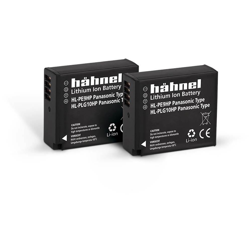 Hahnel HL-PLG10HP Twin Pack Replacement for Panasonic DMW-BLG10E/BLE9