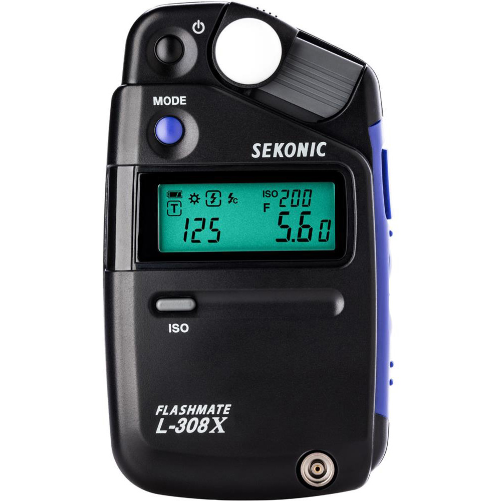 TOP MINT W/ Case Strap ] SEKONIC L-308 DC Digi Cinemate Light Meter