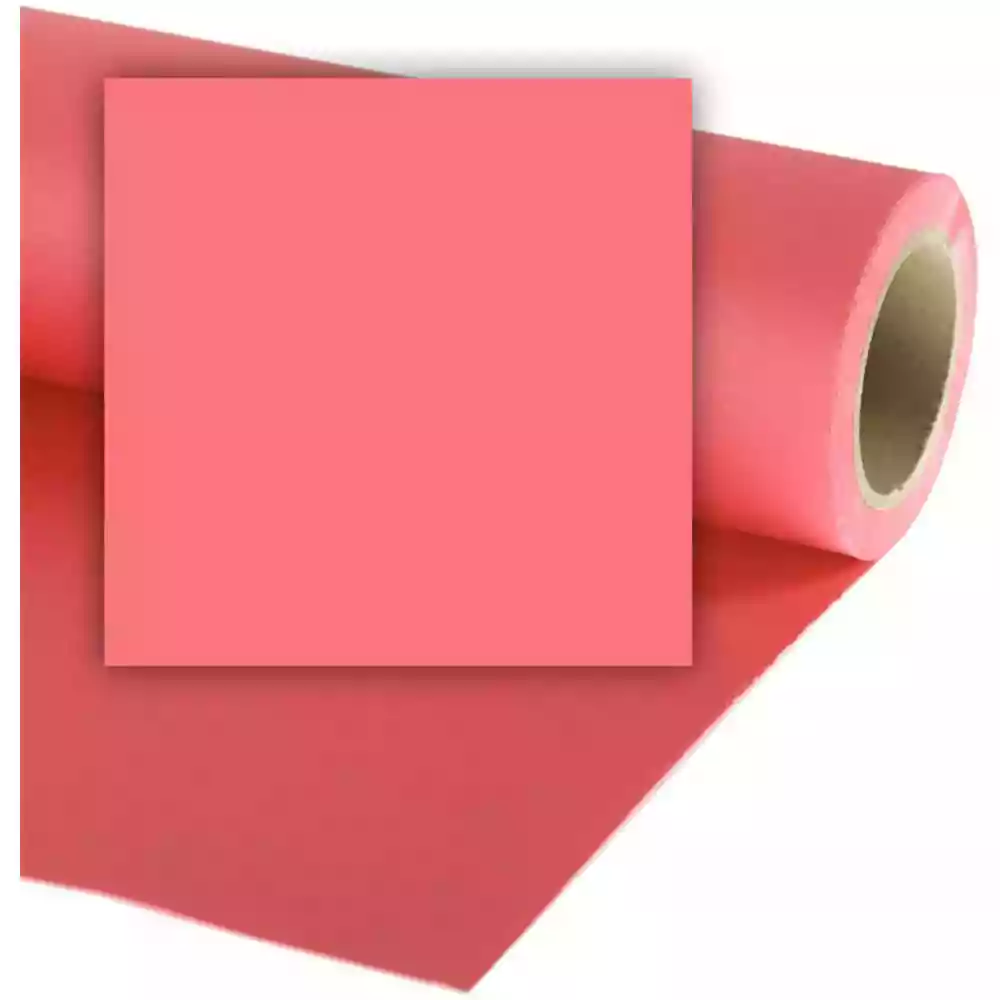 Colorama Paper Background 1.35m x 11m Coral Pink LL CO546