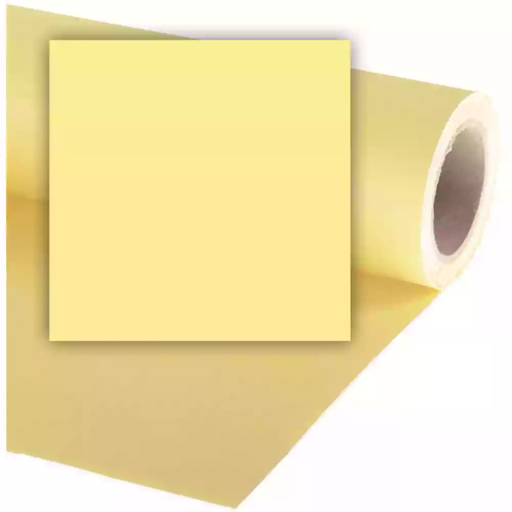 Colorama Paper Background 1.35m x 11m Lemon LL CO545