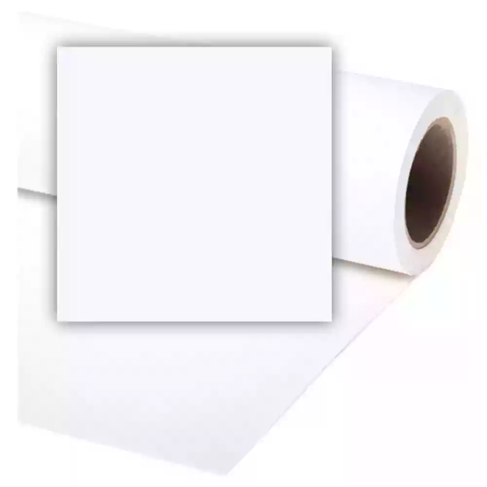 Colorama Paper Background 2.72m x 11m Arctic White LL CO165