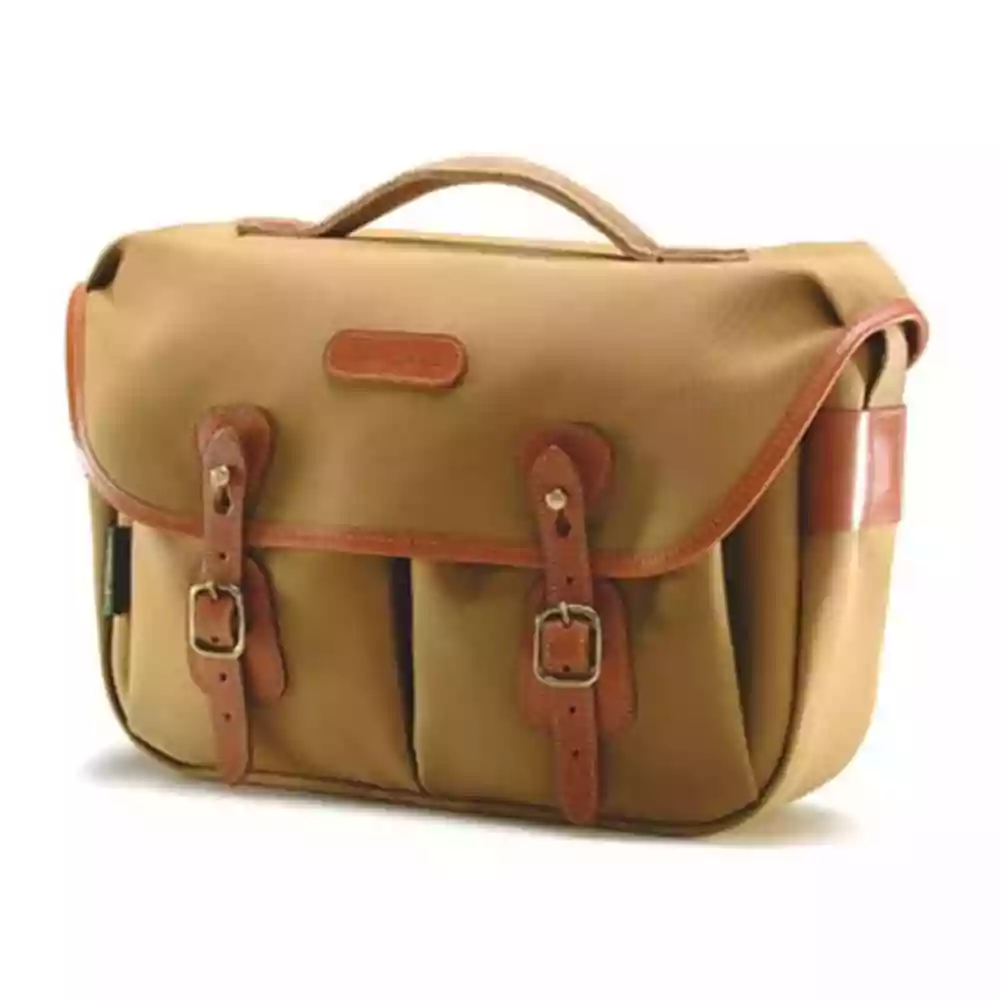Billingham Hadley Pro Shoulder Bag - Khaki Canvas/Tan