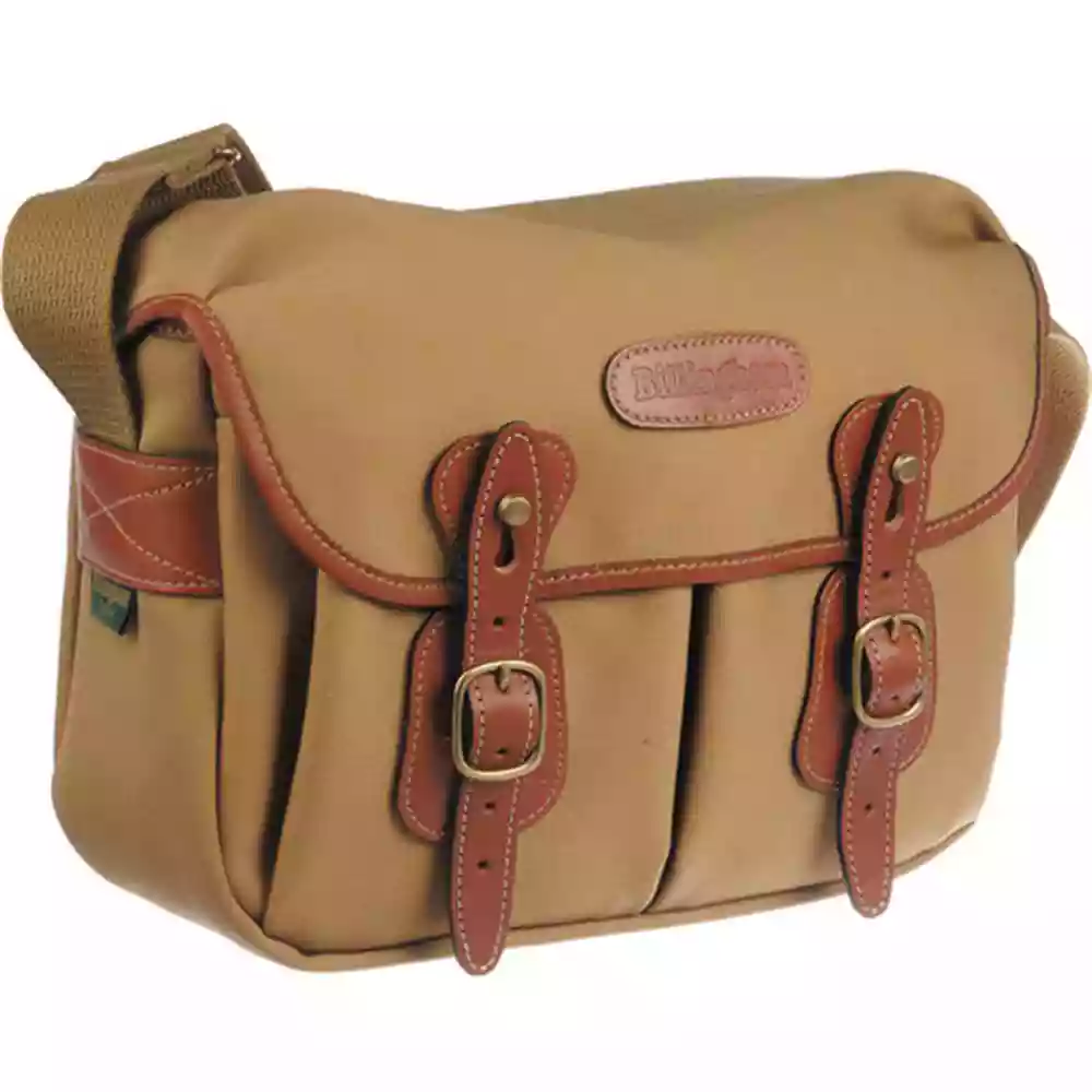 Billingham Hadley Small Shoulder Bag - Khaki Canvas/Tan