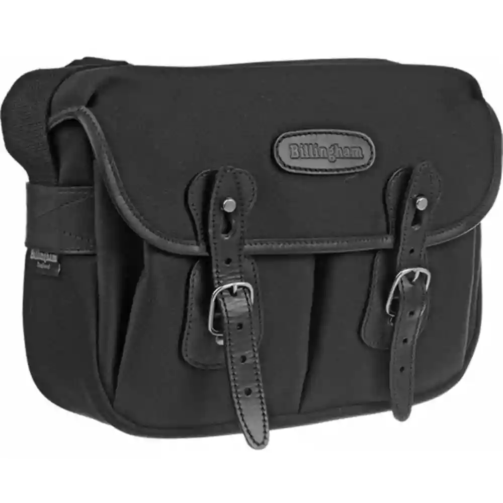 Billingham Hadley Small Shoulder Bag - Black FibreNyte/Black