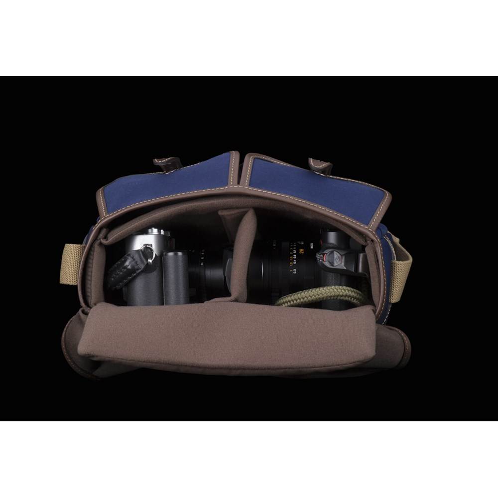 Billingham Hadley Small Navy Canvas/Chocolate | Park Cameras