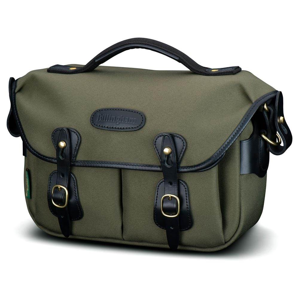 Billingham Hadley Small Pro Shoulder Bag - Sage FibreNyte/Black