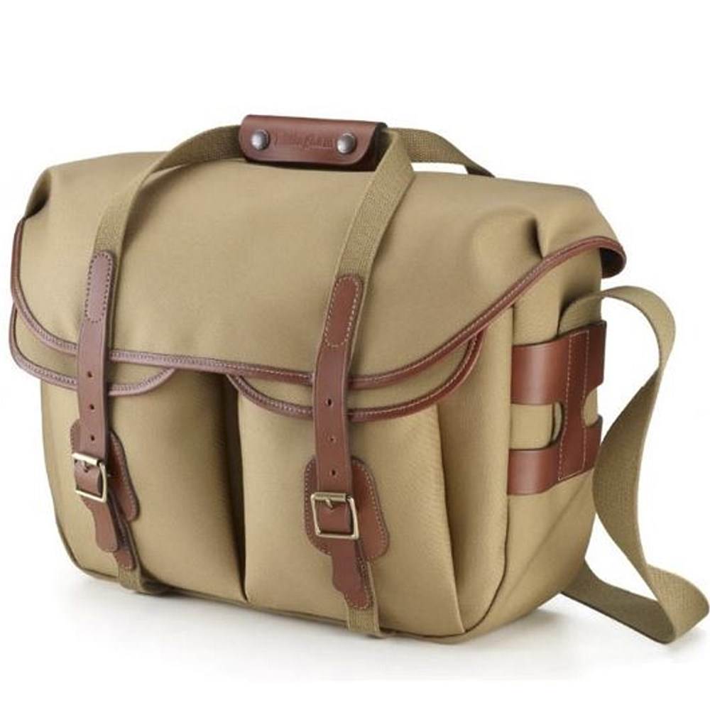 Billingham Hadley Large Pro Khaki Canvas/Tan Shoulder Bag