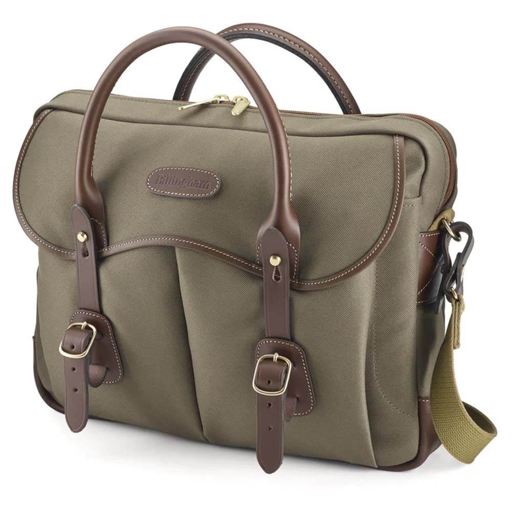Billingham Thomas Briefcase and Laptop Bag Sage FibreNyte/Chocolate