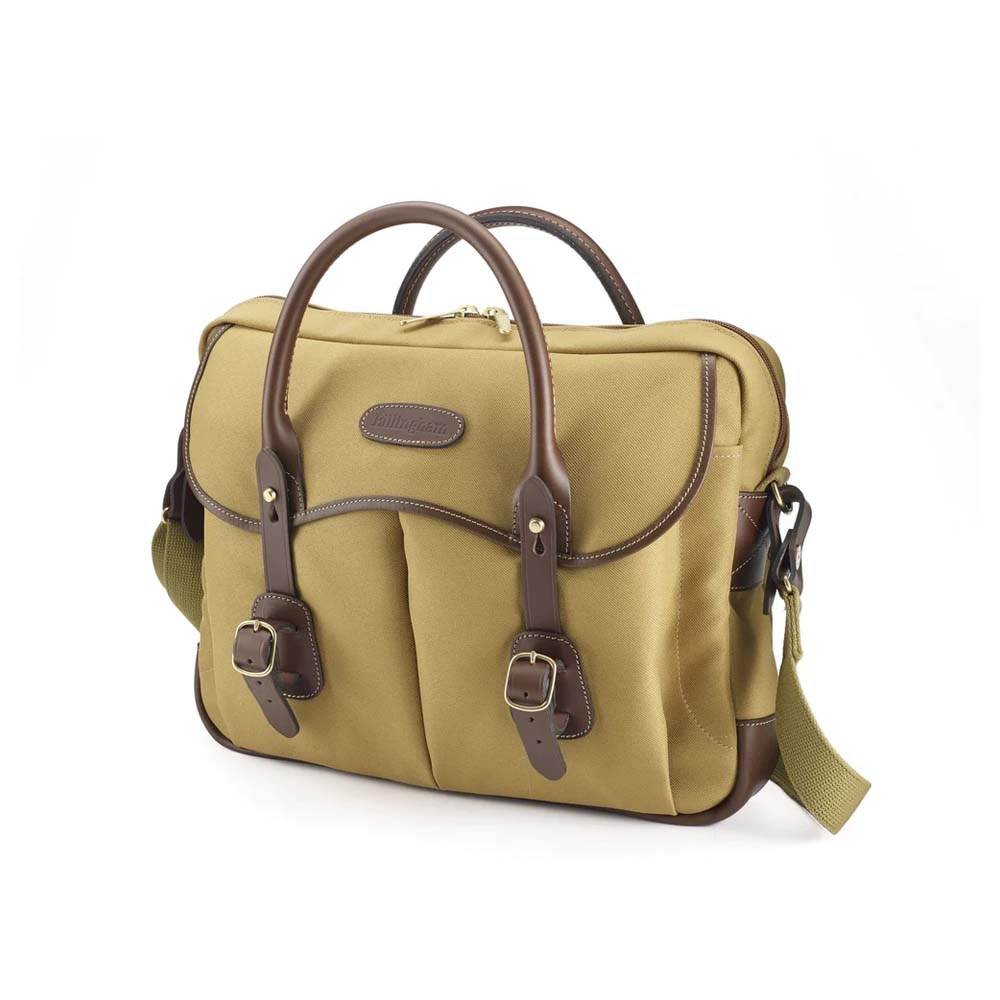 Billingham Thomas Briefcase and Laptop Bag Khaki FibreNyte/Chocolate