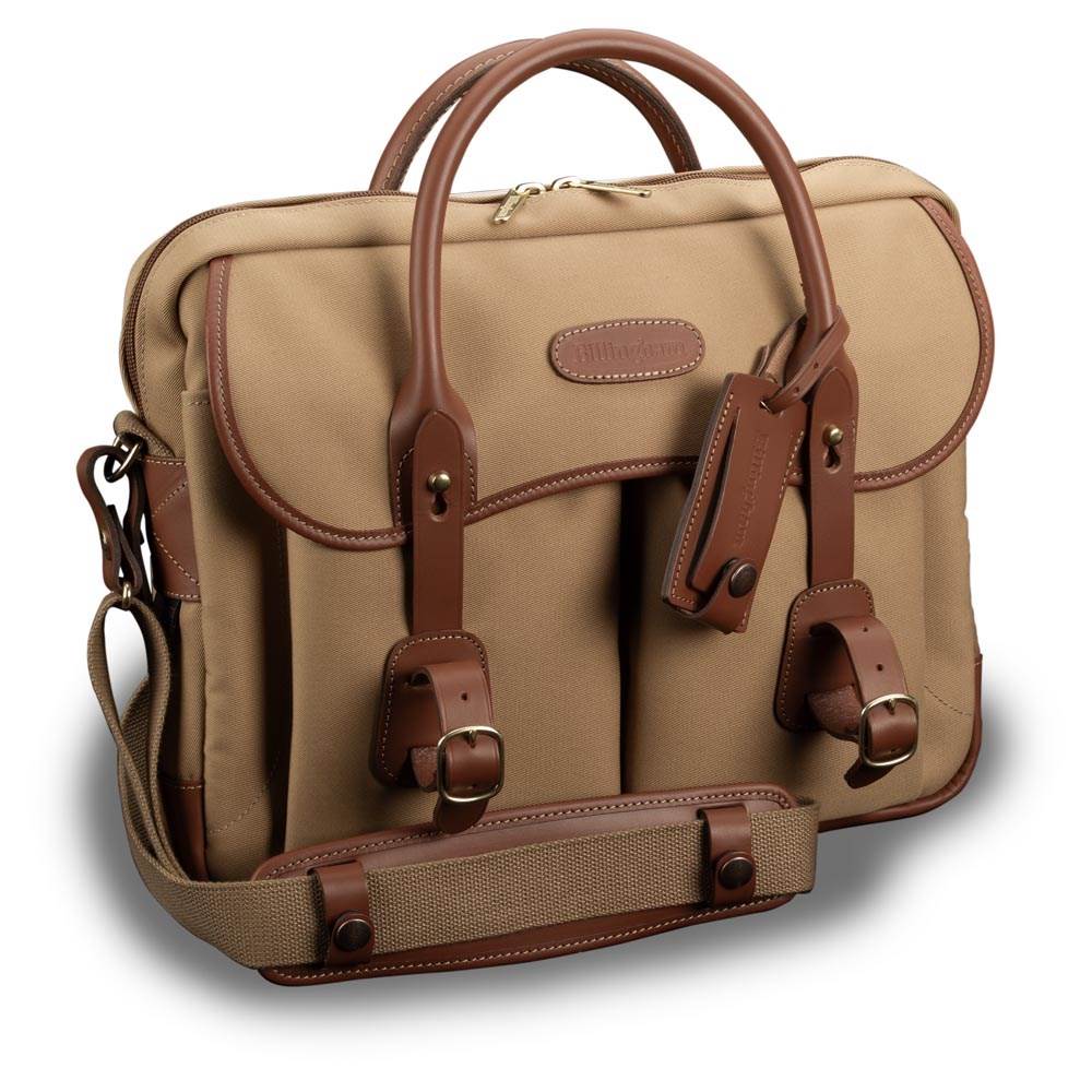 Billingham Thomas Briefcase and Laptop Bag Khaki/Tan