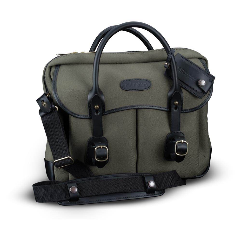 Billingham Thomas Briefcase and Laptop Bag Sage Fibrenyte/Black