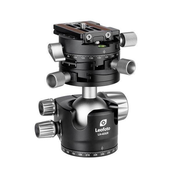 Leofoto LH-40GR Ball Head with Geared Panning Clamp