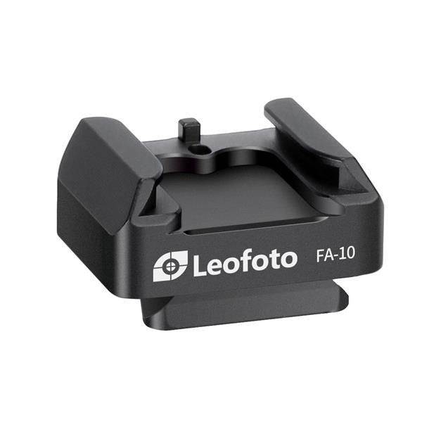 Leofoto FA-10 Cold shoe mount V type self quick lock system