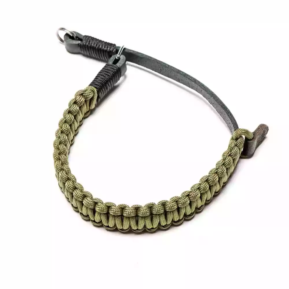 Leica Paracord Handstrap Black/Olive by COOPH