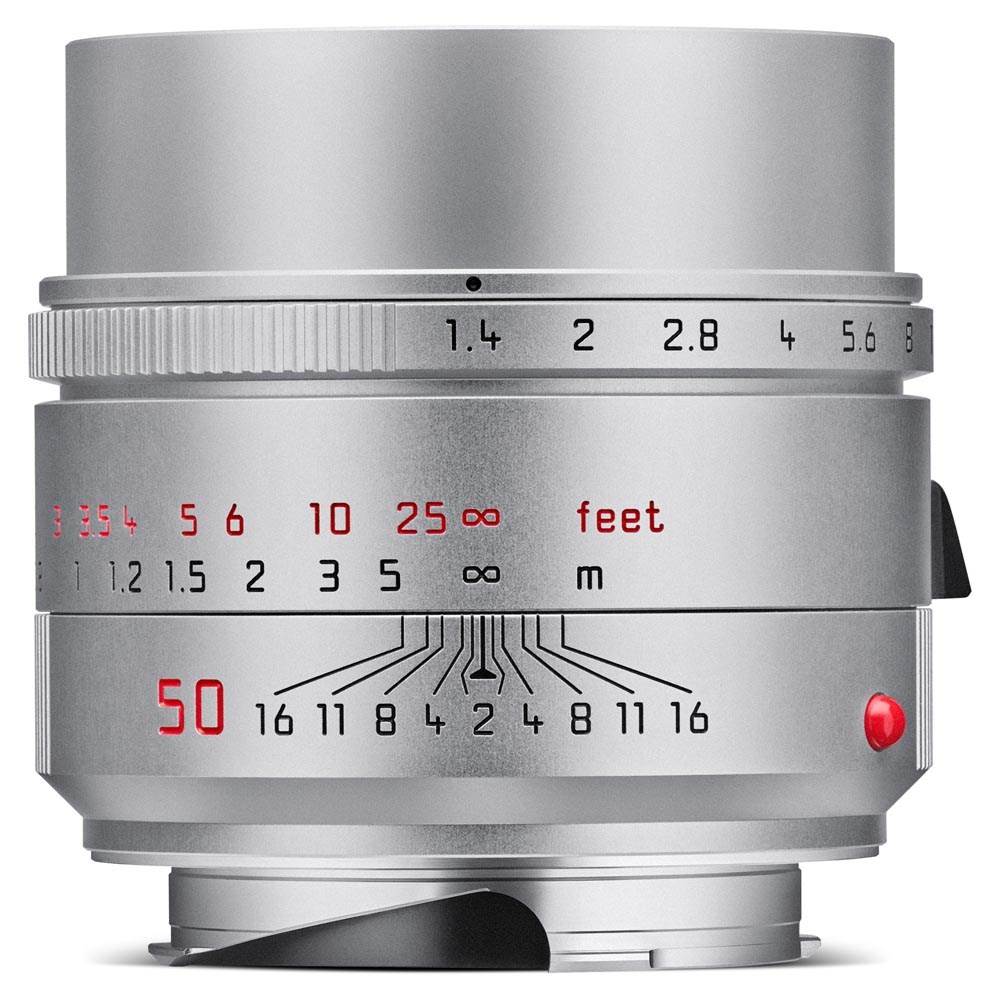 Leica Summilux-M 50mm f/1.4 ASPH Lens Silver