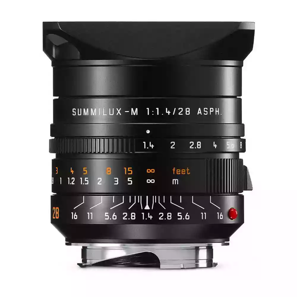 Leica Summilux M 28mm f/1.4 ASPH Lens Black Anodised