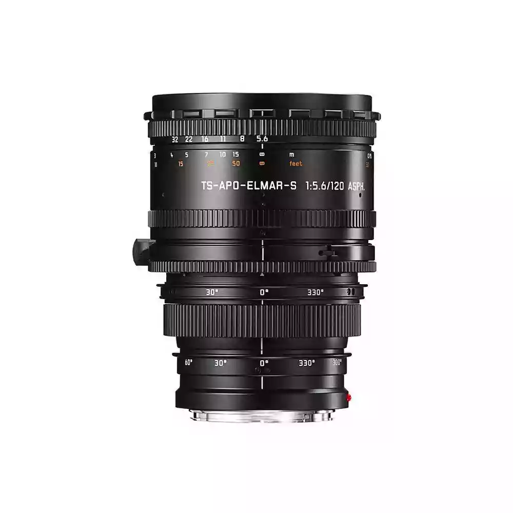 Leica 120mm f/5.6 TS APO Elmar S ASPH Lens Black Anodised