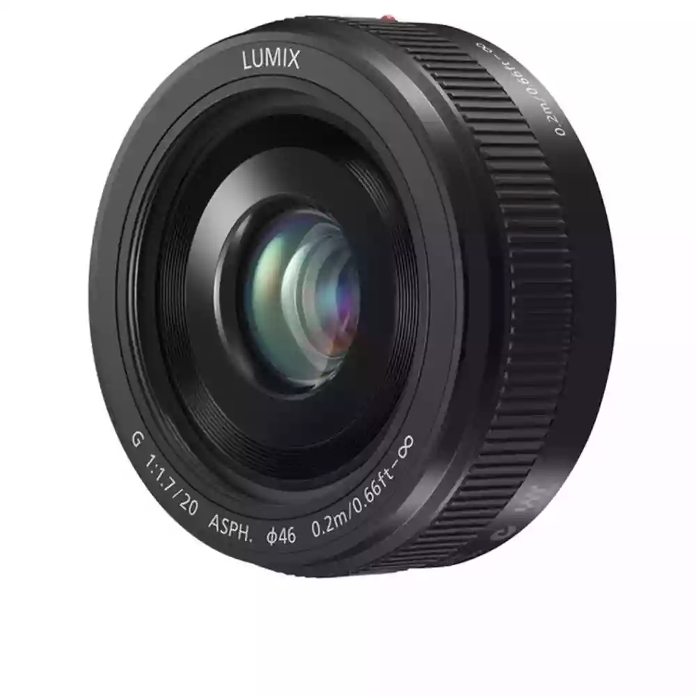 Panasonic Lumix G 20mm f/1.7 II ASPH Pancake Lens Black