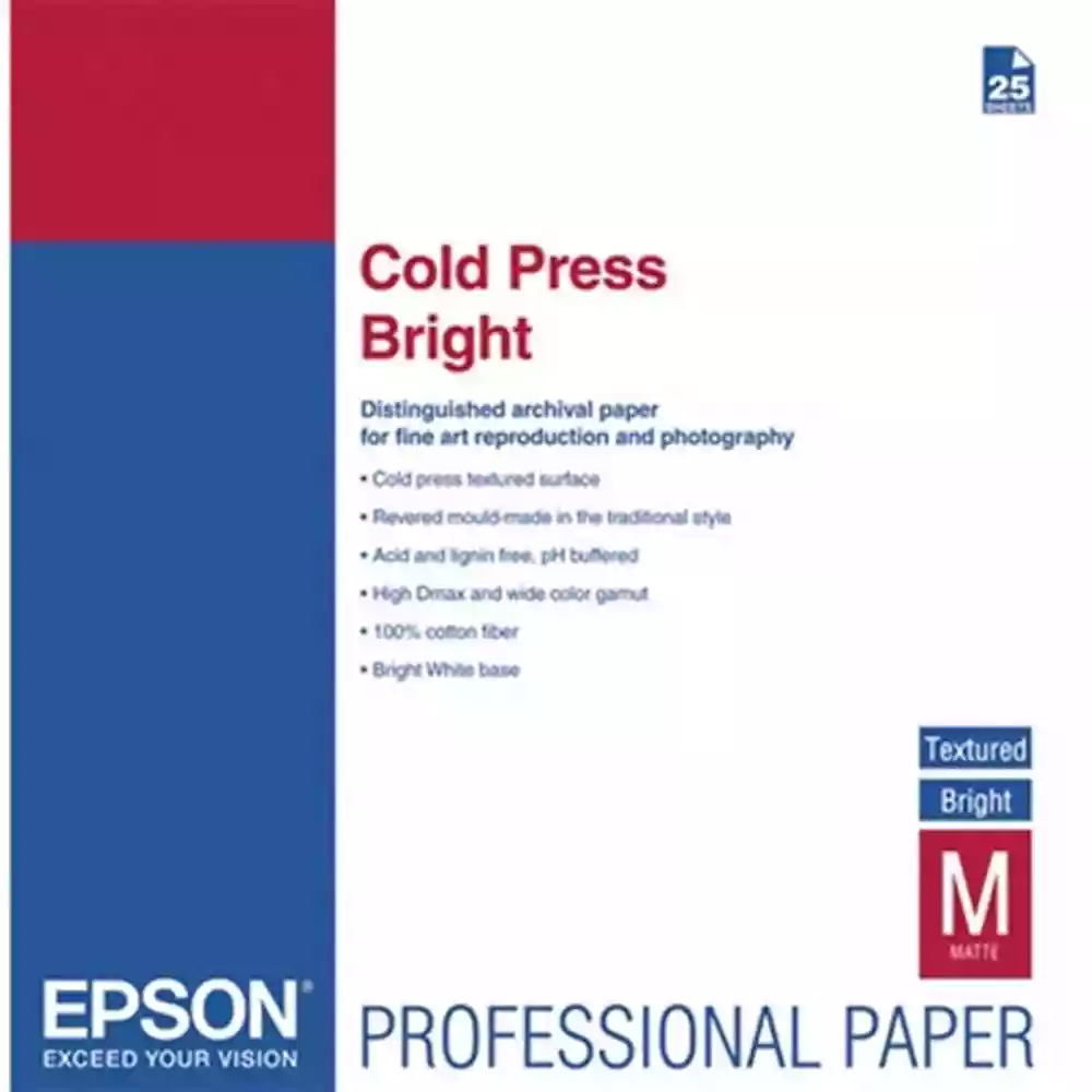 Epson Cold Press Natural A3+ 25 Sheets