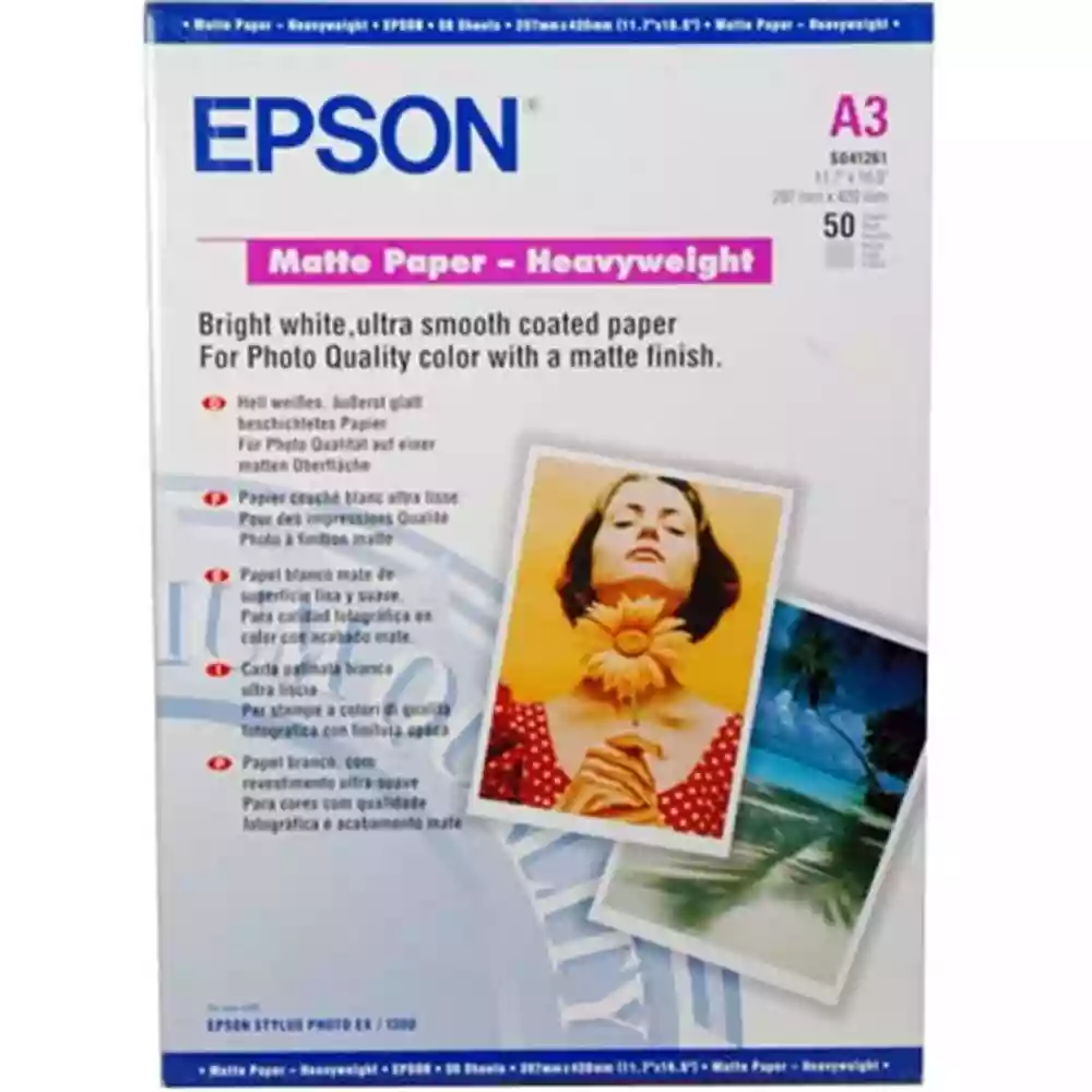 Epson A3 Heavyweight Matte Paper 167g