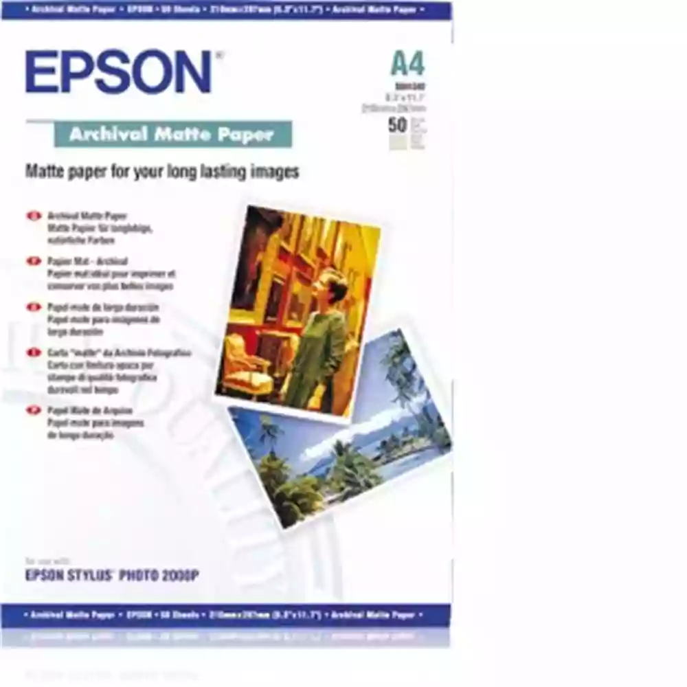 Epson Archival Matte Paper A3 50 sheets