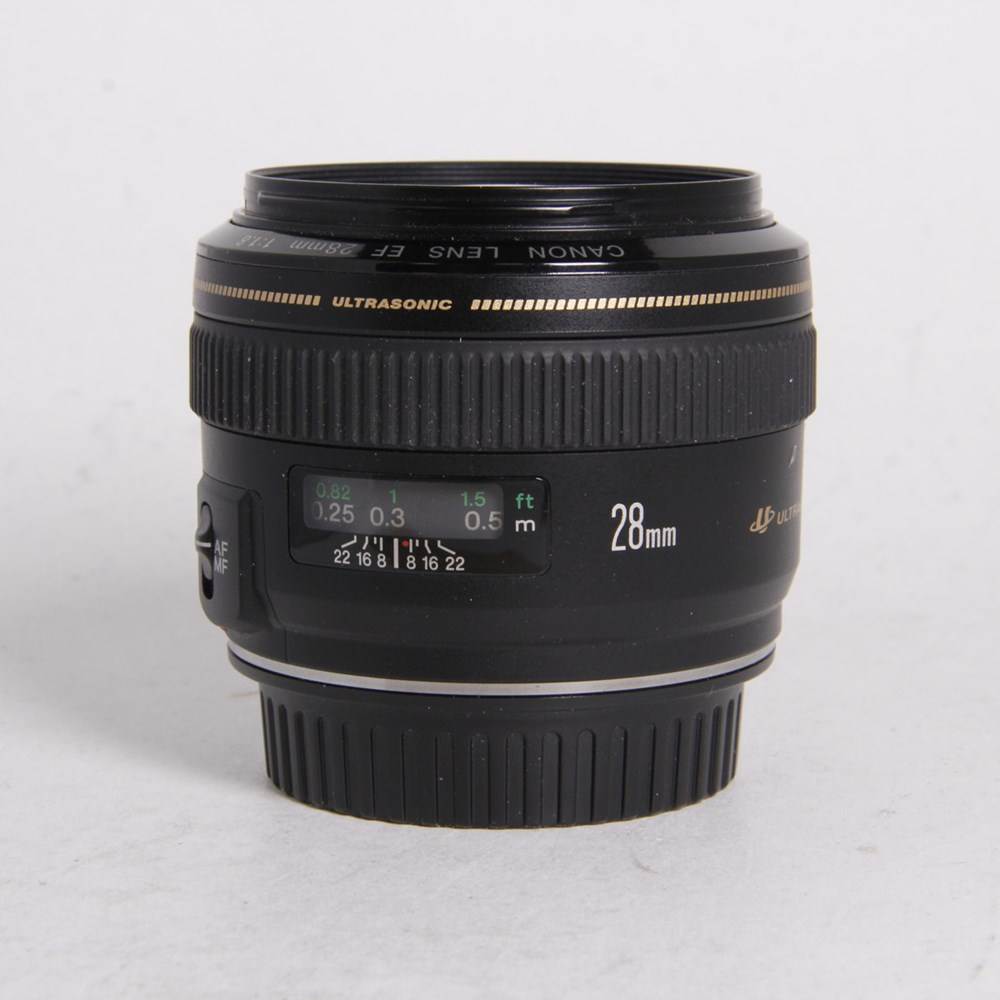 Used Canon EF 28mm f/2.8 IS USM Wide Angle Lens