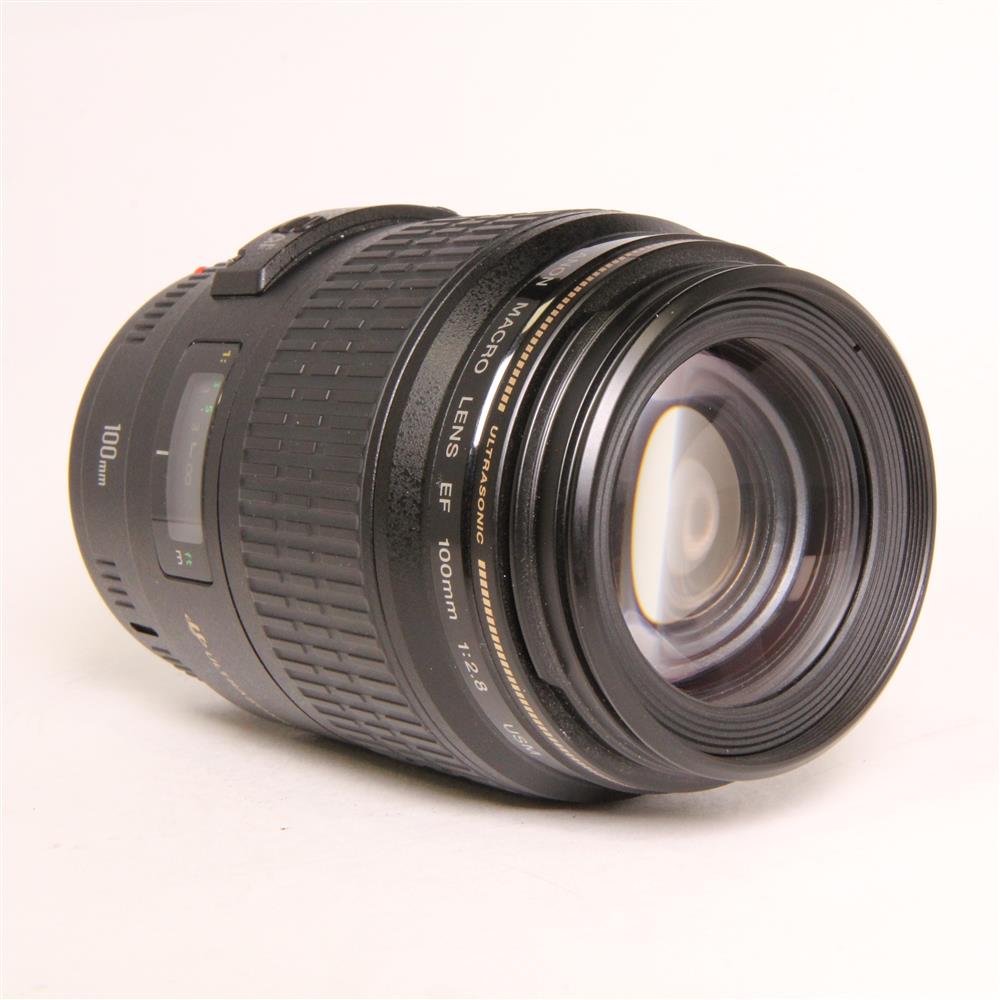Used Canon EF 100mm f/2.8 USM Autofocus Macro Lens