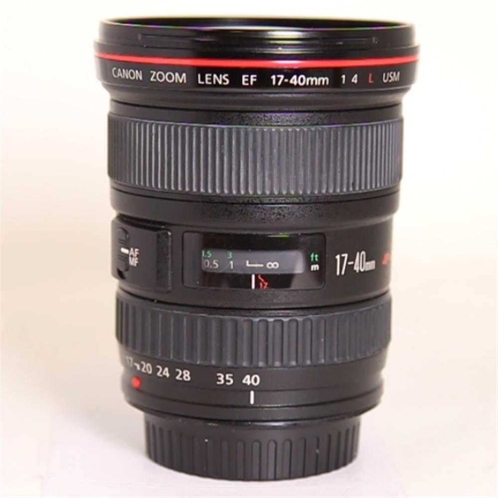 Used Canon 17-40mm f/4L USM EF Mount Lens | Park Cameras