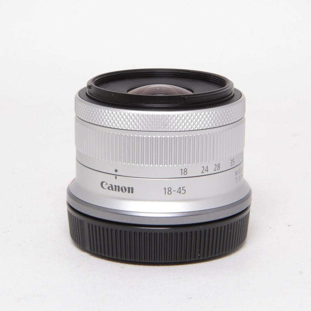 Used Canon RF-S 18-45mm f/4.5-6.3 IS STM Lens Silver