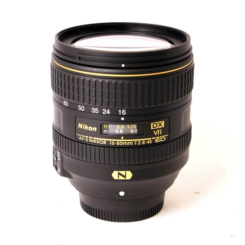 Used Nikon 16-80mm f/2.8-4E VR F Mount Lens | Park Cameras