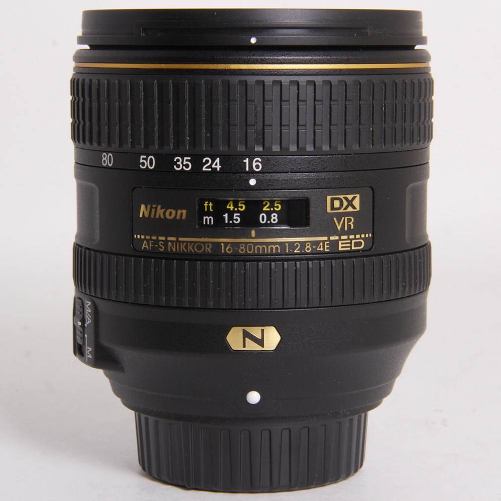 Used Nikon 16-80mm f/2.8-4E VR F Mount Lens | Park Cameras