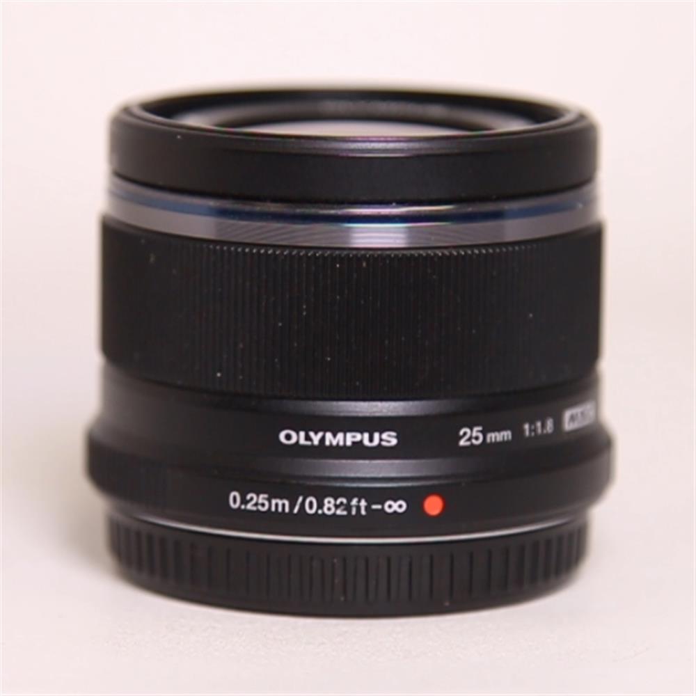 Olympus / OM System Used M.Zuiko Digital 25mm f/1.8 Lens Black