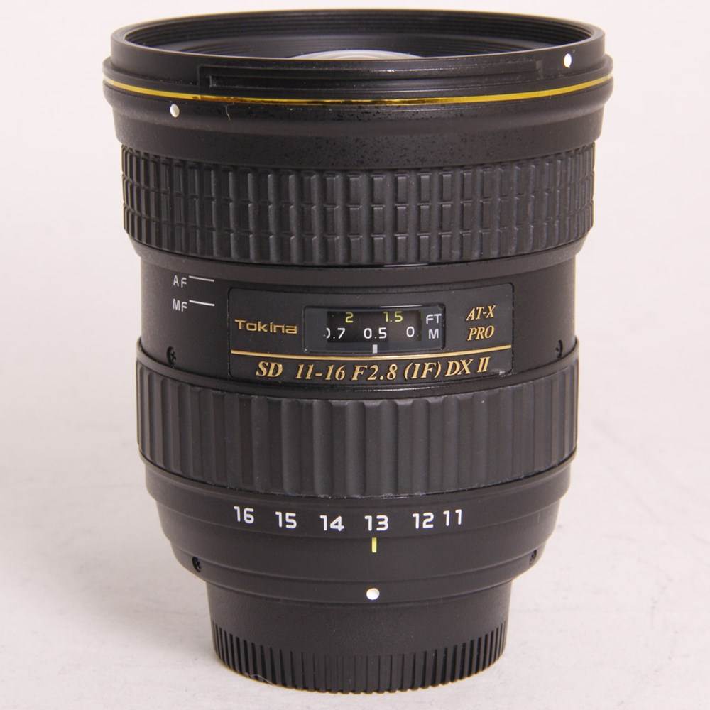 Used Tokina AT-X 116 PRO DX-II 11-16mm f/2.8 Zoom Lens Nikon F Mount