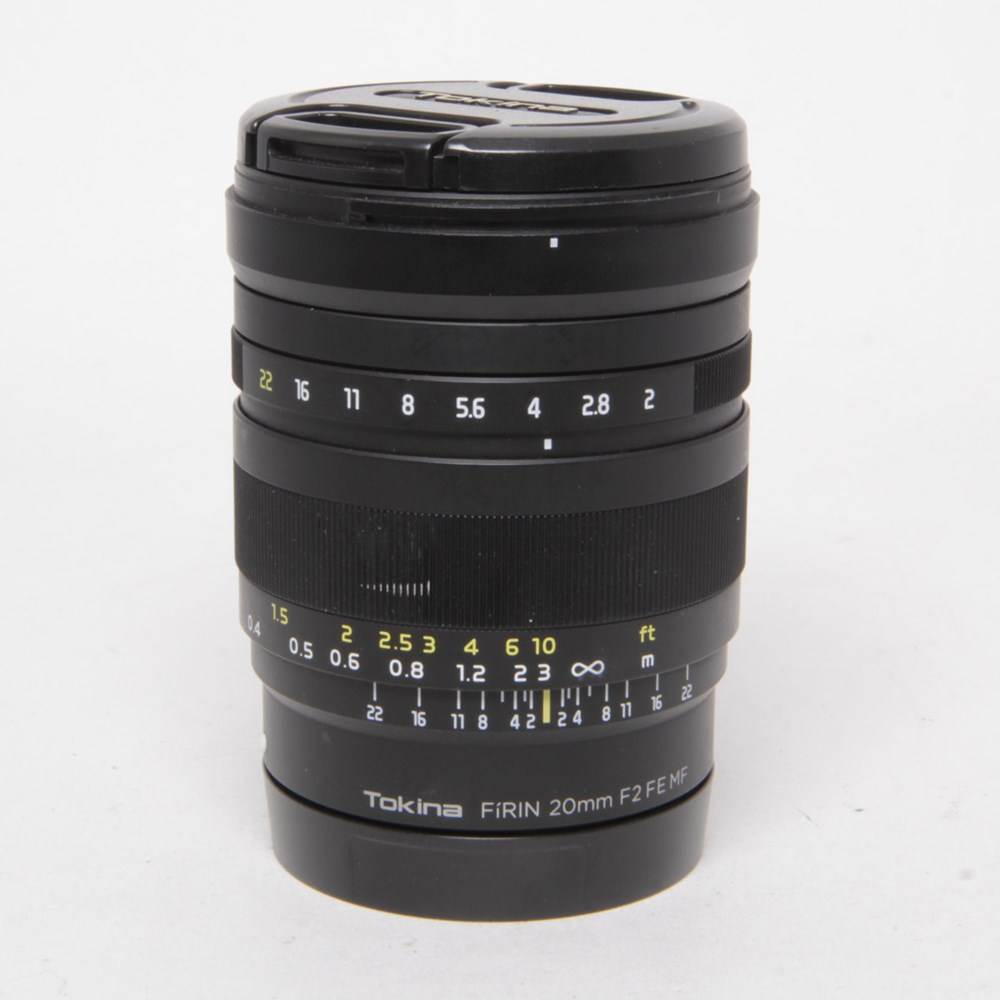 Used Tokina Firin 20mm f/2 FE Manual Focus Lens Sony E Mount
