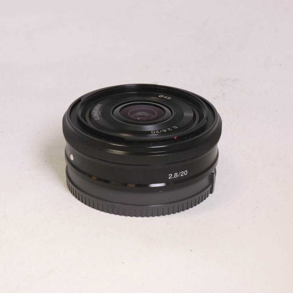 Used Sony E 20mm f/2.8 Pancake Lens