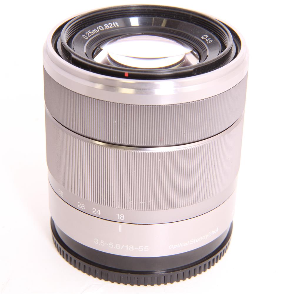 Used Sony E 18-55mm f/3.5-5.6 OSS silver