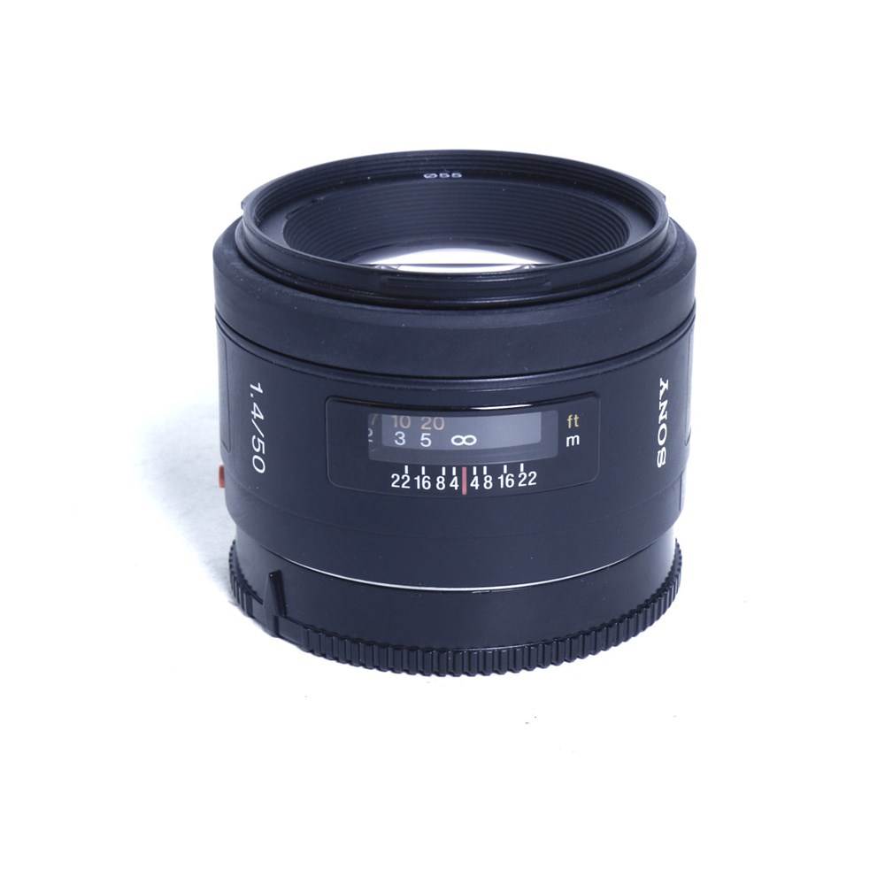 Used Sony A-Mount 50mm f/1.4 lens